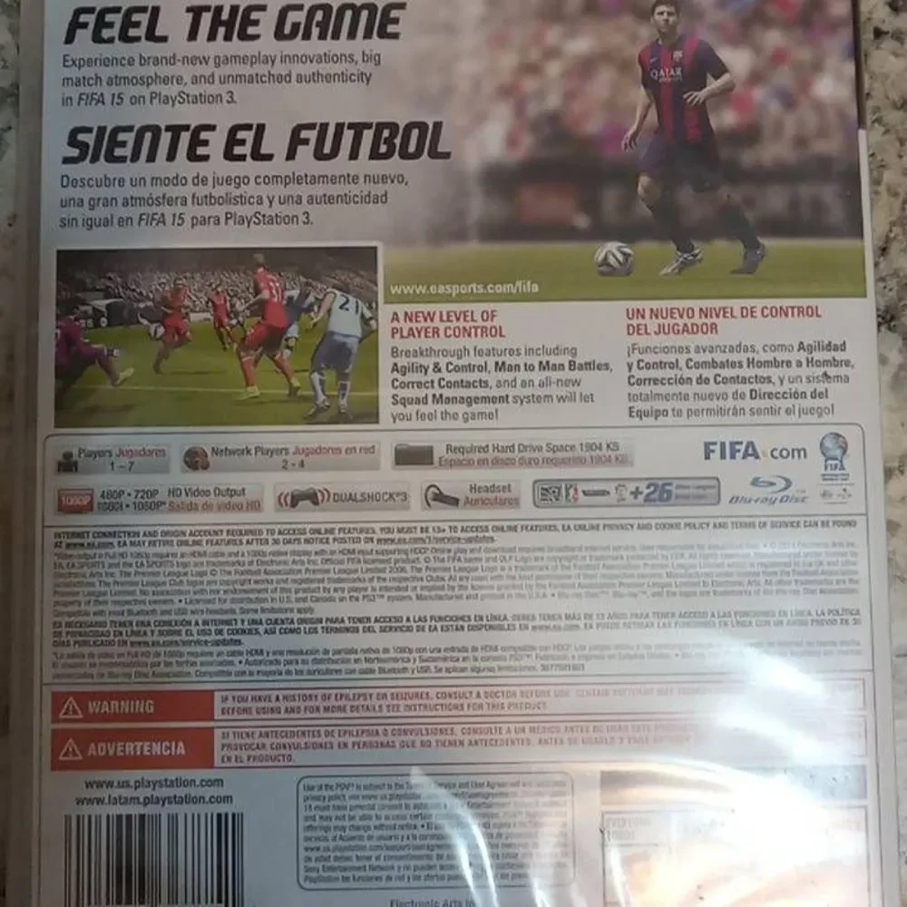 PS3 FIFA 2015 Soccer Video‎ Game New Sealed